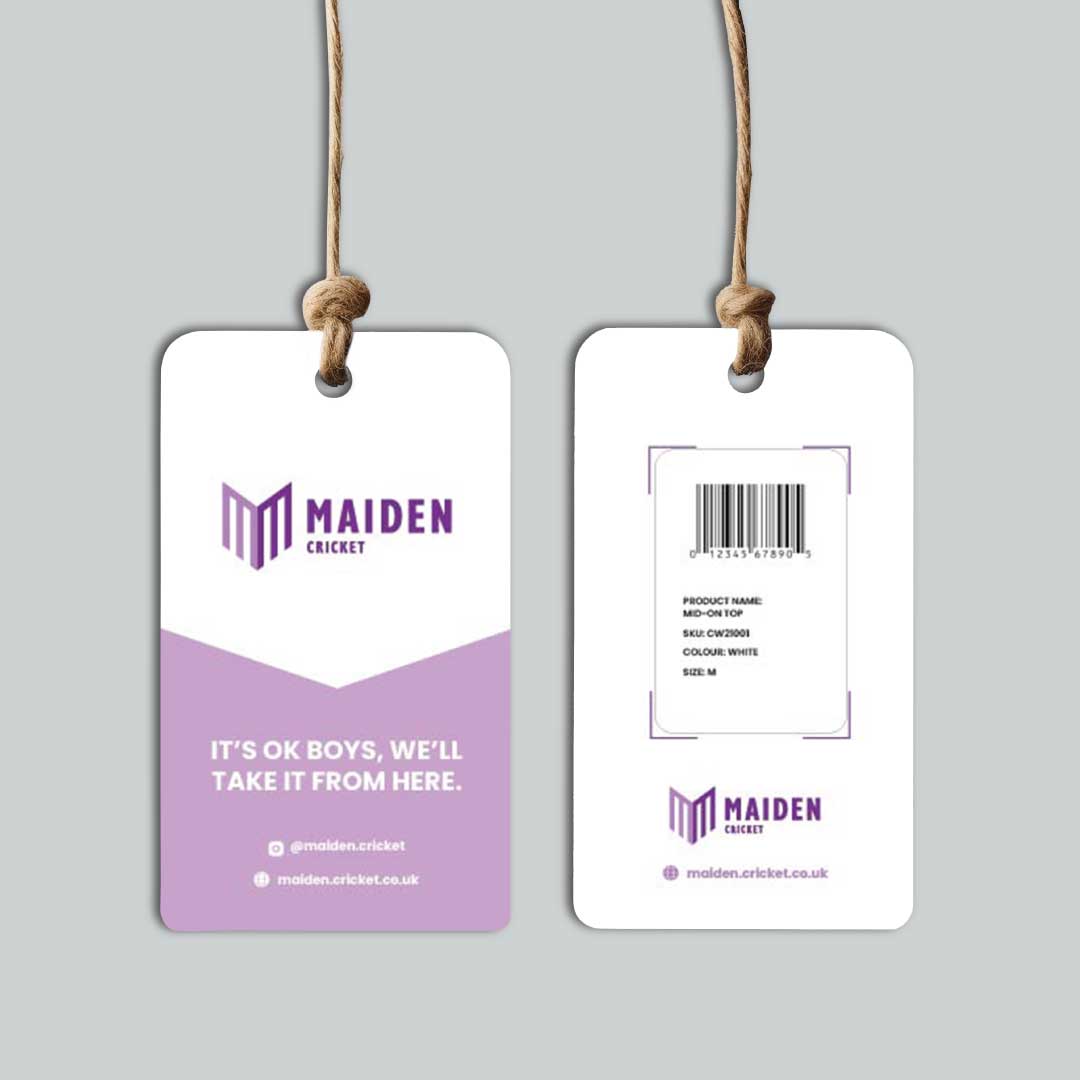 Maiden Image Swing Tag