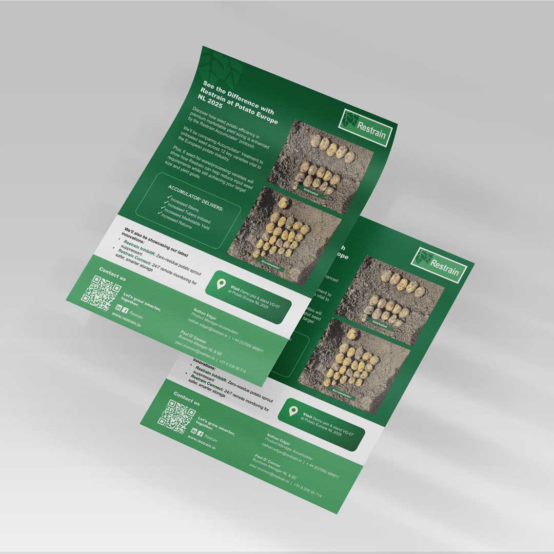 Restrain Website Flyer
